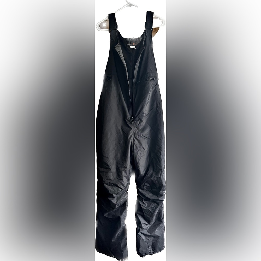 Black Men’s Snow Overalls